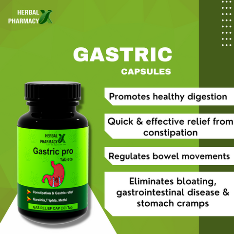 Herbal Pharmacy GASTRIC PRO with Triphala And Methi