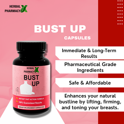Herbal Pharmacy Bust UP Capsules with Shatavari and Fennel Seeds