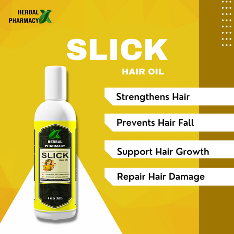 Herbal Pharmacy SLICK Good Herbs Onion Hair Oil (Hair Repair & Nourishment ) (100 ml)