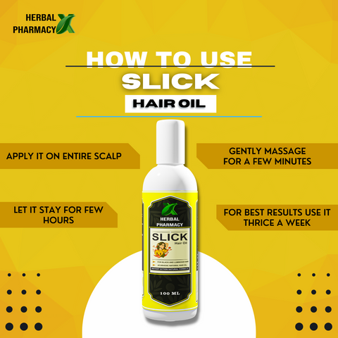 Herbal Pharmacy SLICK Good Herbs Onion Hair Oil (Hair Repair & Nourishment ) (100 ml)