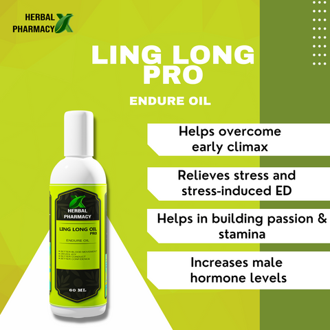 Herbal Pharmacy LING LONG OIL PRO 100 ML with Gokhru, Musli, Shatavari