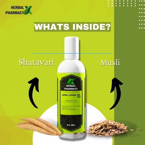 Herbal Pharmacy LING LONG OIL PRO 100 ML with Gokhru, Musli, Shatavari