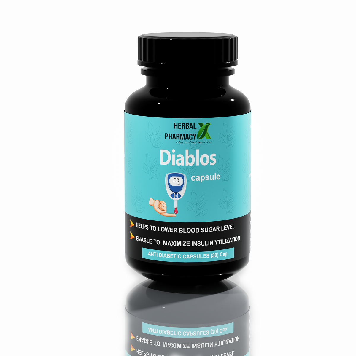 Herbal Pharmacy Diablos Capsules For Healthy Blood Sugar Levels, with Neem and Aloe Vera