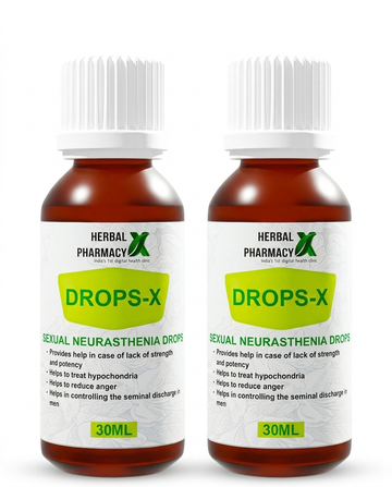 DROPS-X 2 महीने का कोर्स – मर्दाना ताकत और आत्मविश्वास का हर्बल समाधान