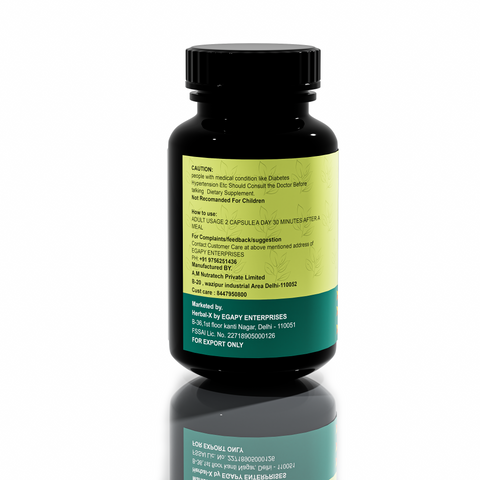 Herbal Pharmacy NITRO X  Performance Capsule (Ayurvedic Stamina Booster) (60 Capsules)