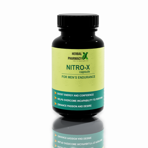 Herbal Pharmacy NITRO X  Performance Capsule (Ayurvedic Stamina Booster) (60 Capsules)